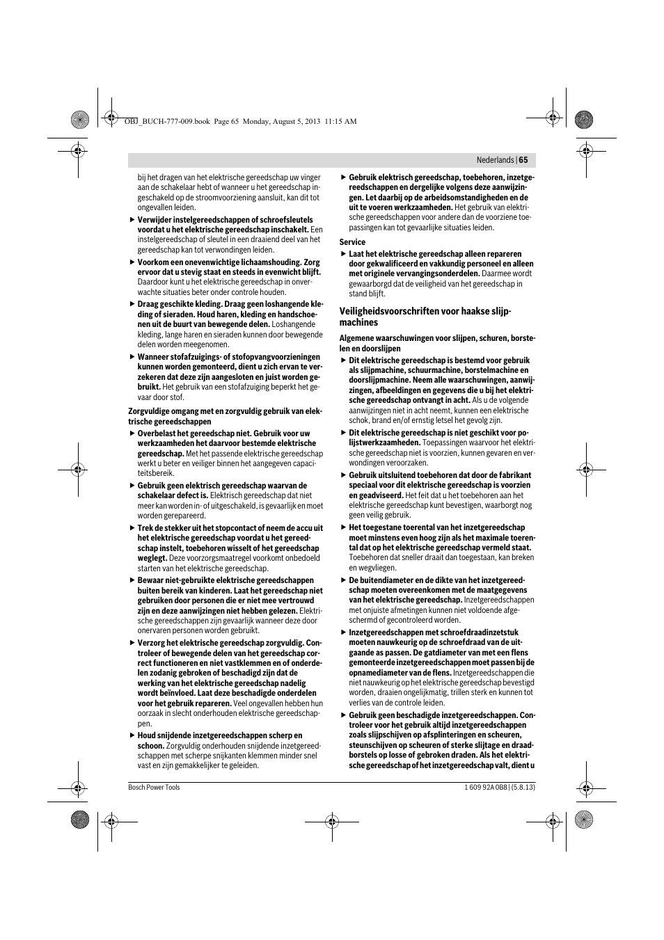 Bosch GWS 24-180 H Professional User Manual | Page 64 / 296