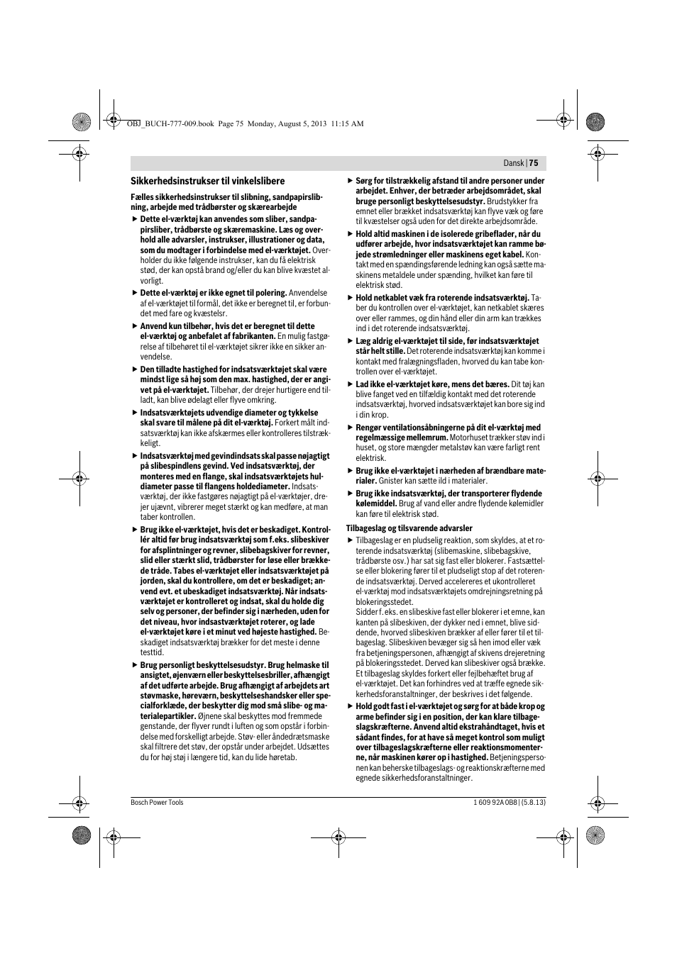 Bosch GWS 24-180 H Professional User Manual | Page 74 / 296