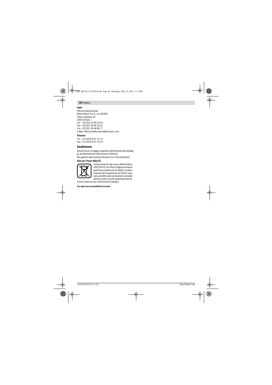 Bosch GTS 10 J Professional User Manual | Page 86 / 355
