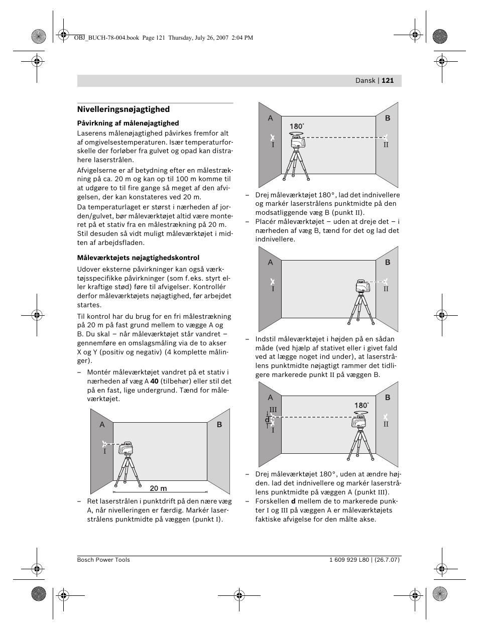 Bosch BL 200 GC Professional User Manual | Page 121 / 419