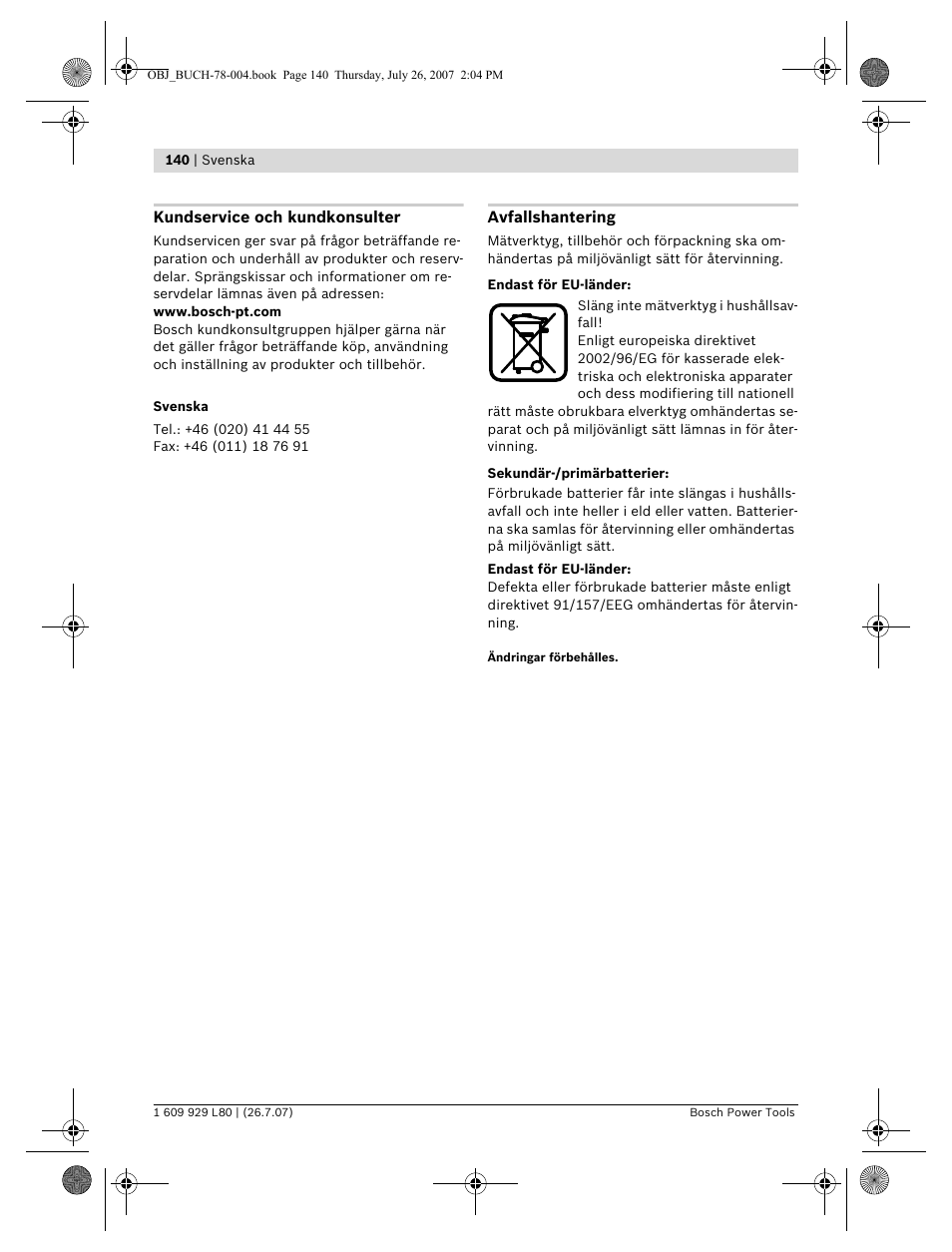 Bosch BL 200 GC Professional User Manual | Page 140 / 419