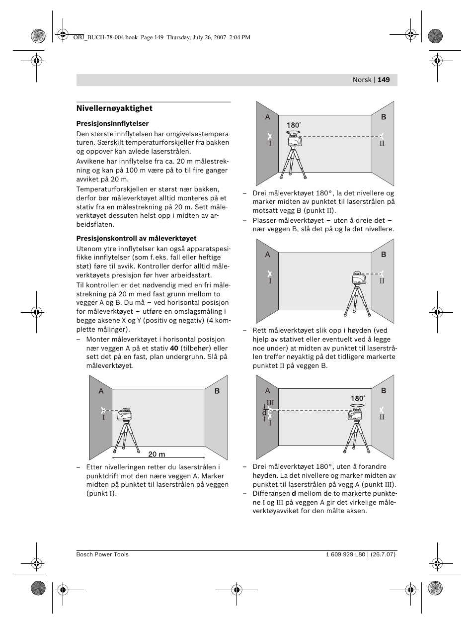 Bosch BL 200 GC Professional User Manual | Page 149 / 419