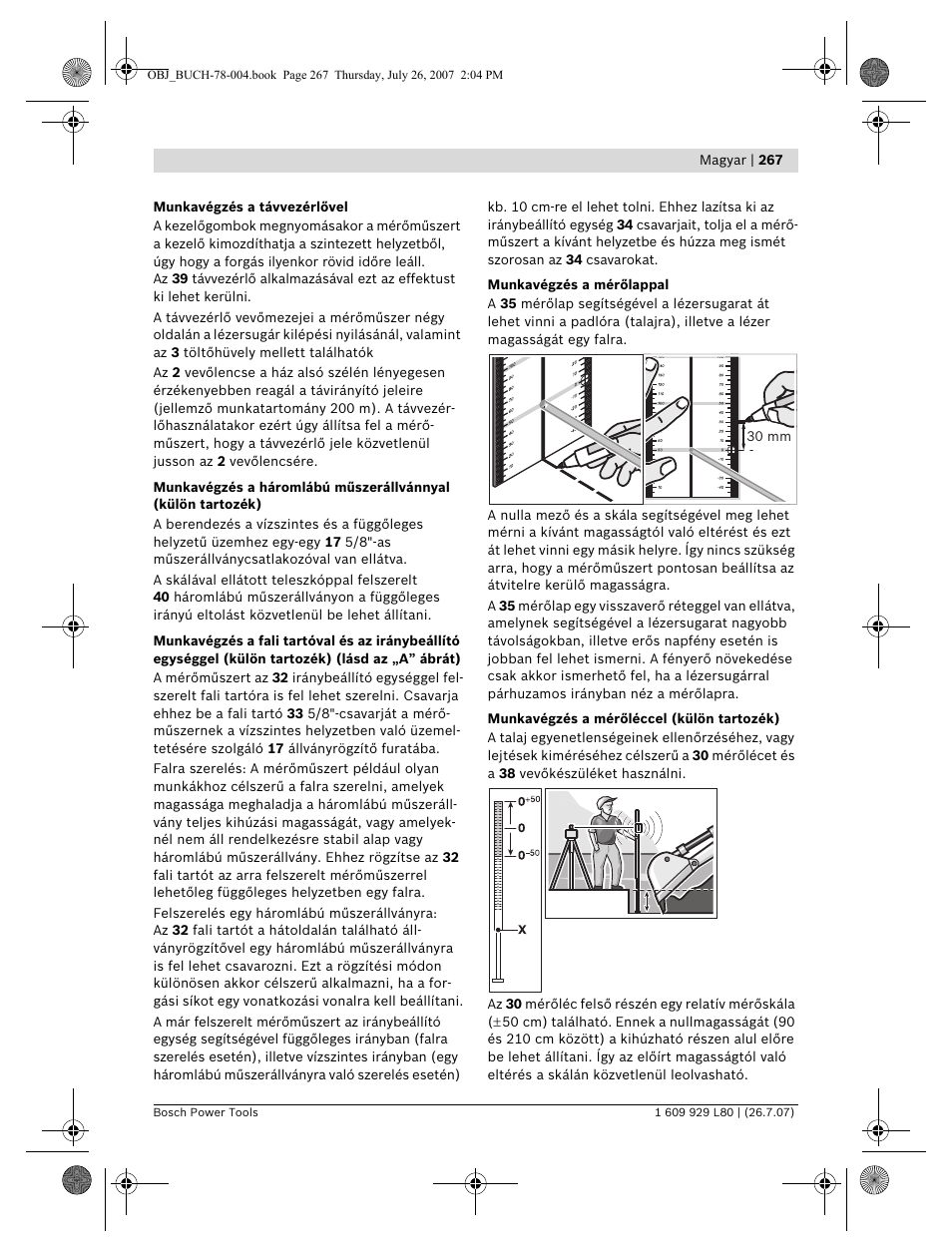 Bosch BL 200 GC Professional User Manual | Page 267 / 419