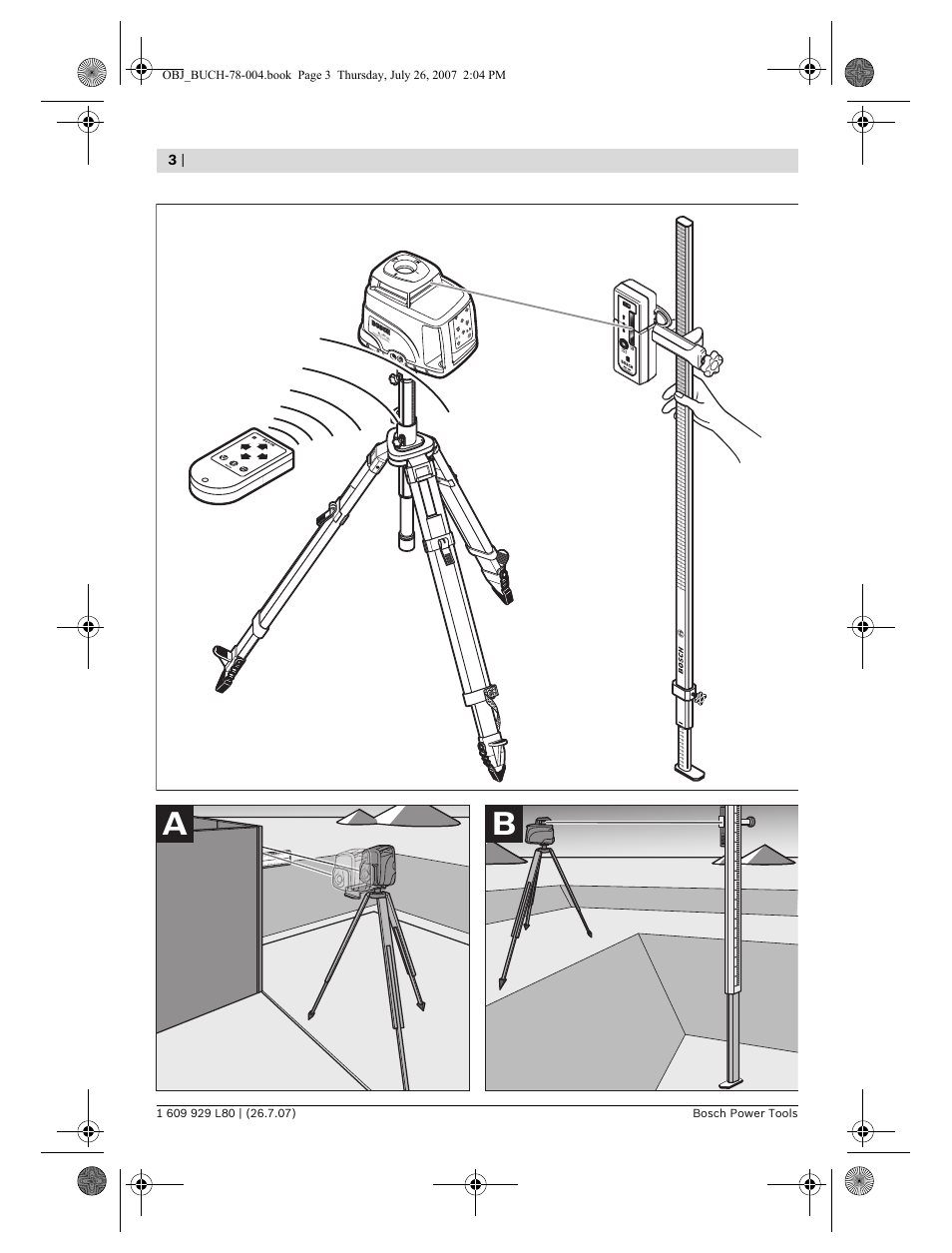 Bosch BL 200 GC Professional User Manual | Page 3 / 419