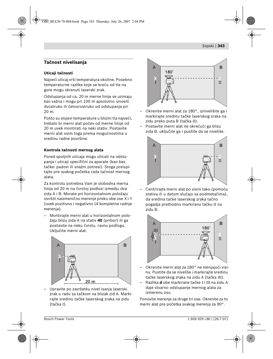 Bosch BL 200 GC Professional User Manual | Page 343 / 419