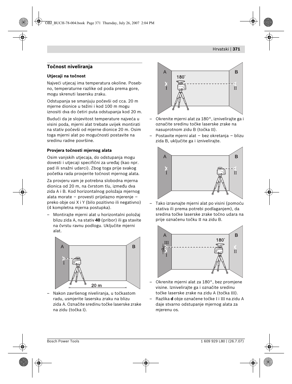 Bosch BL 200 GC Professional User Manual | Page 371 / 419