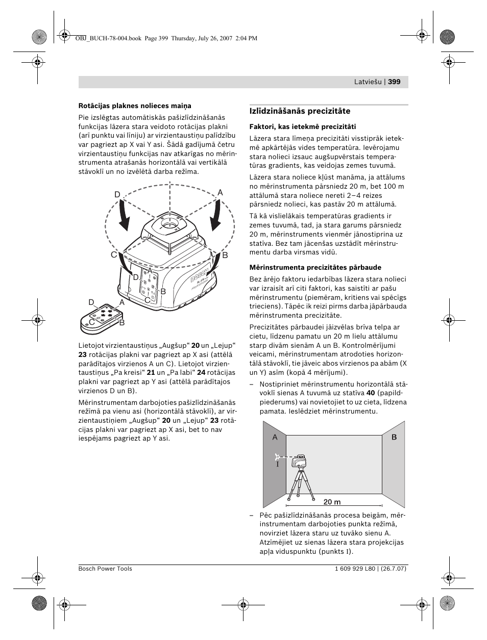 Db c | Bosch BL 200 GC Professional User Manual | Page 399 / 419