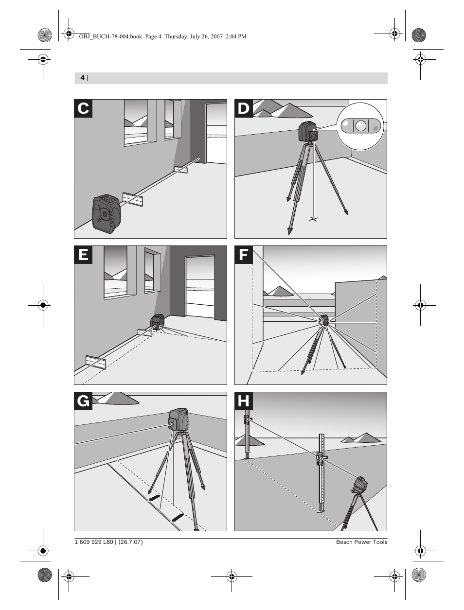 Bosch BL 200 GC Professional User Manual | Page 4 / 419