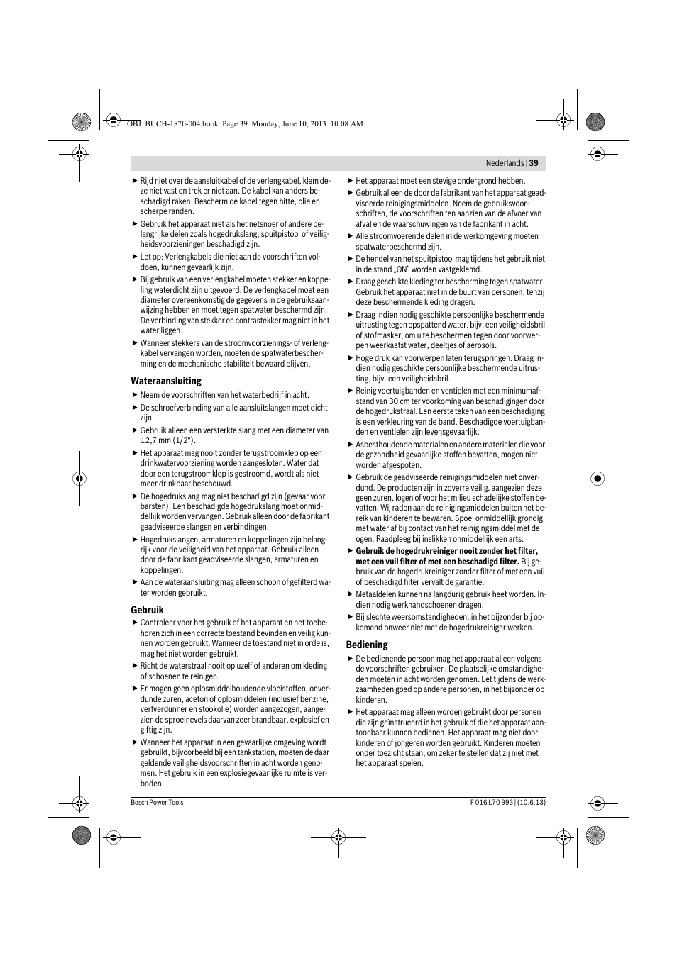 Bosch AQT 33-10 User Manual | Page 39 / 190