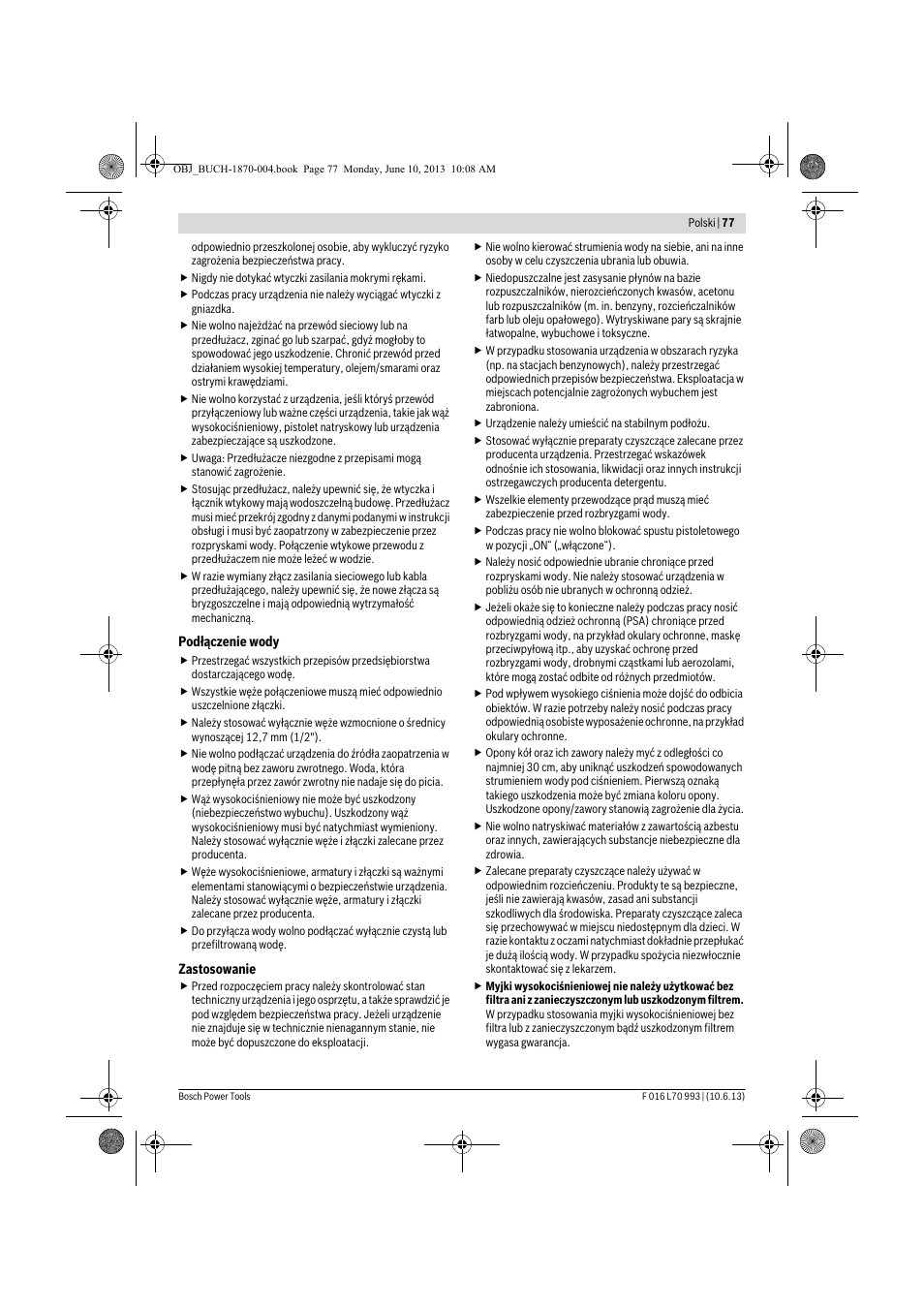 Bosch AQT 33-10 User Manual | Page 77 / 190