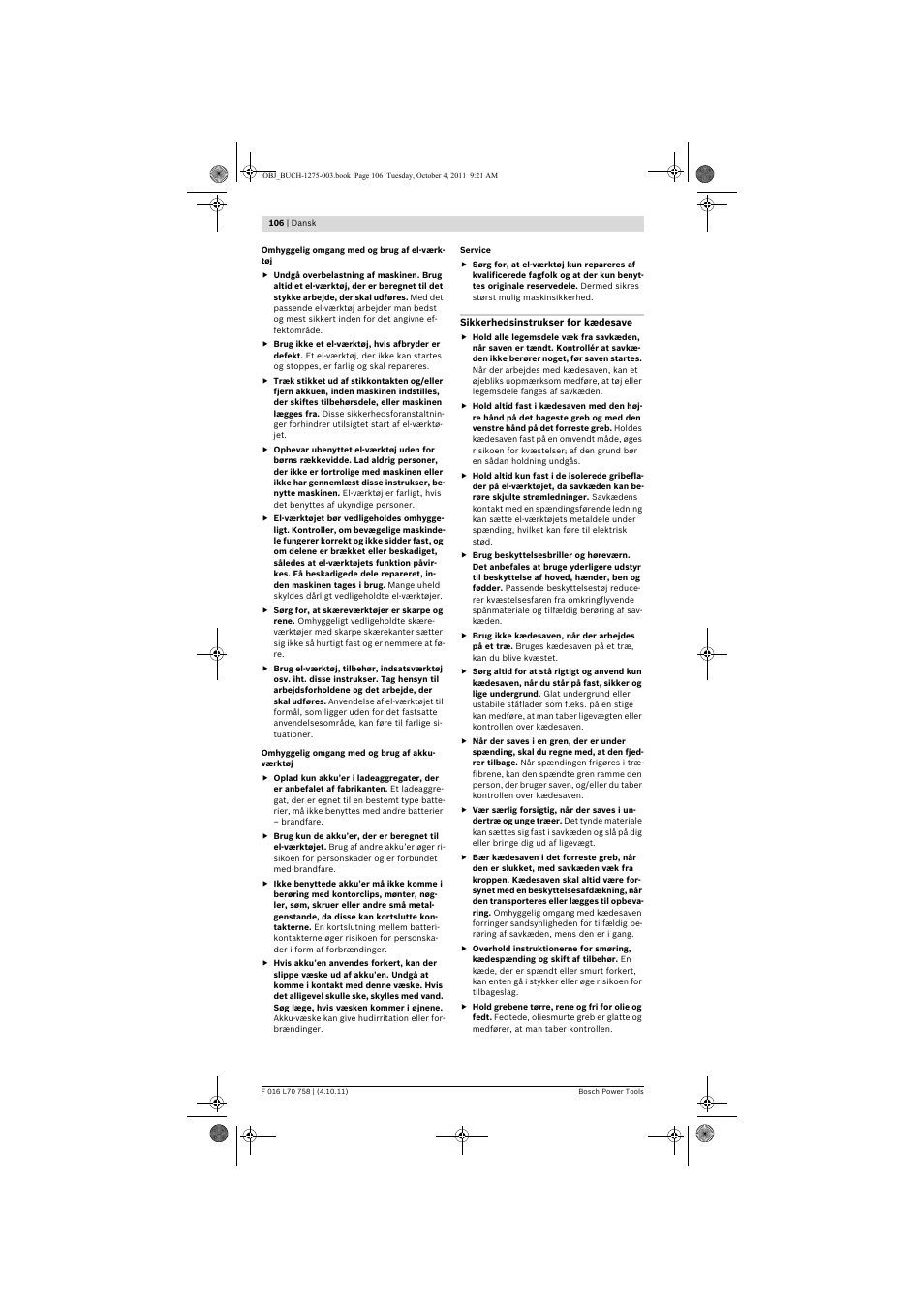 Bosch AKE 30 LI User Manual | Page 106 / 375