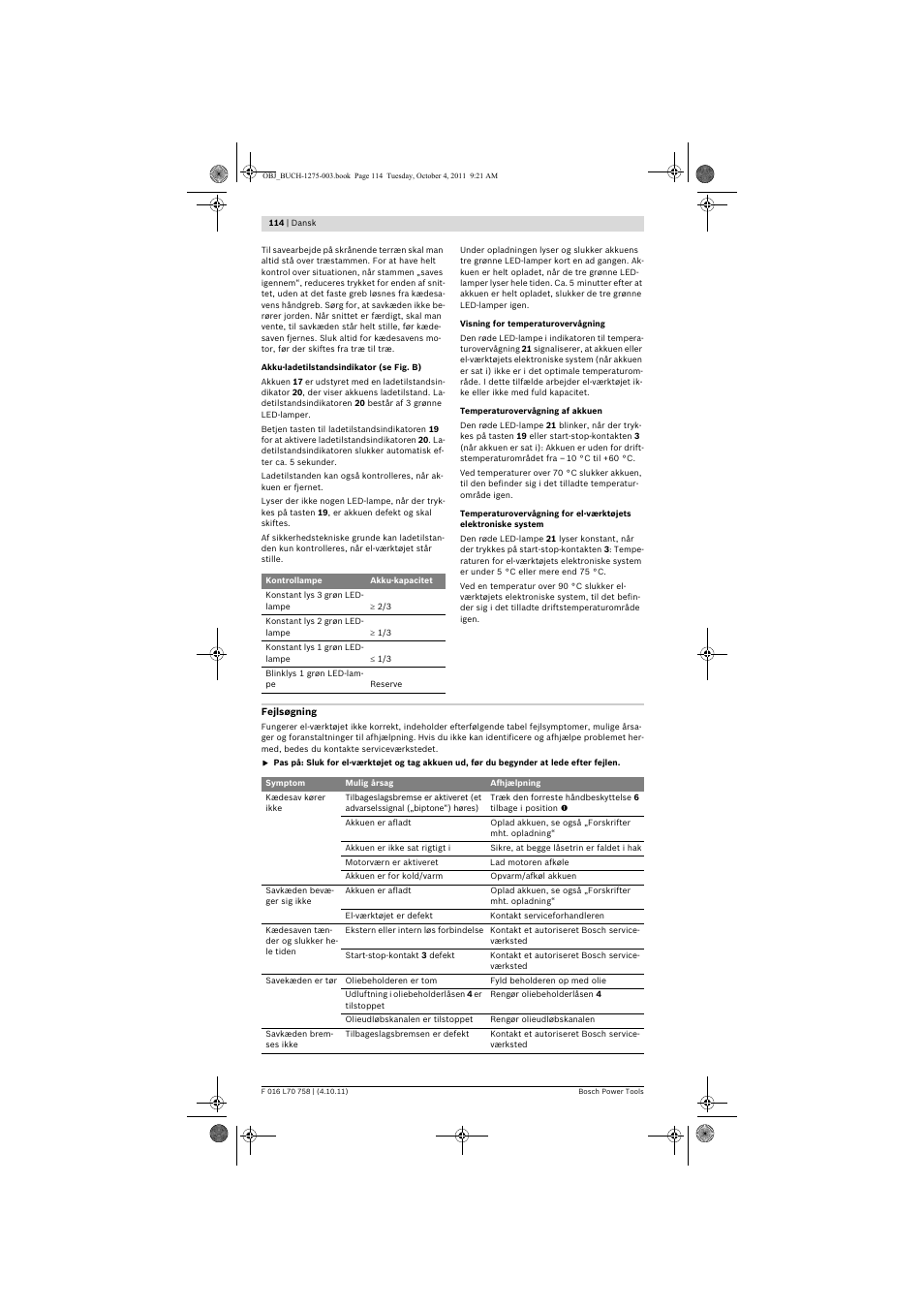 Bosch AKE 30 LI User Manual | Page 114 / 375