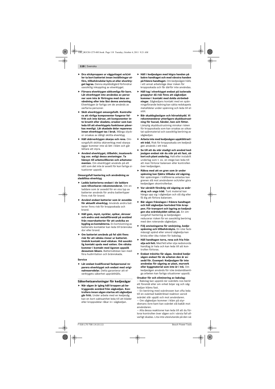 Bosch AKE 30 LI User Manual | Page 118 / 375