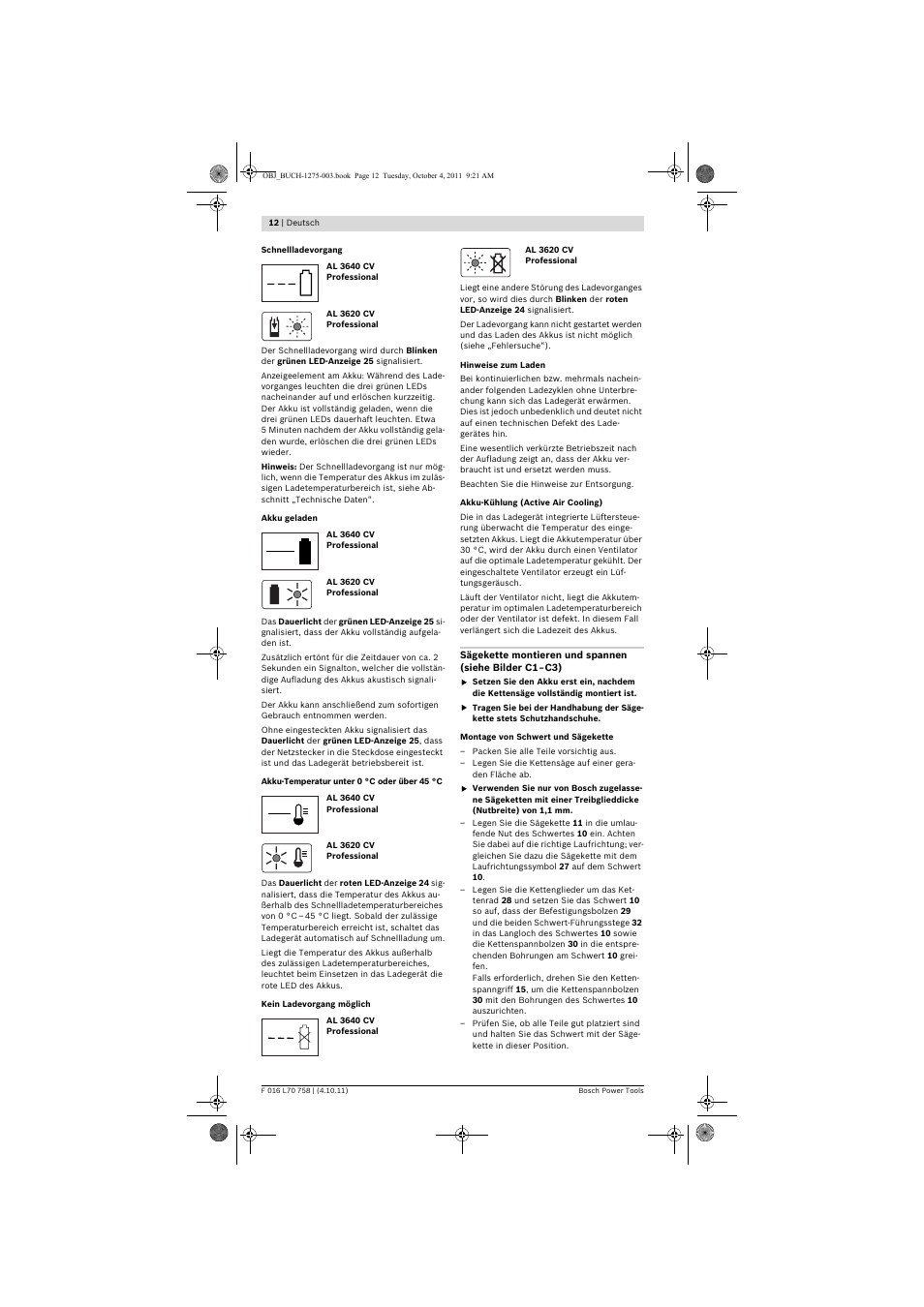 Bosch AKE 30 LI User Manual | Page 12 / 375