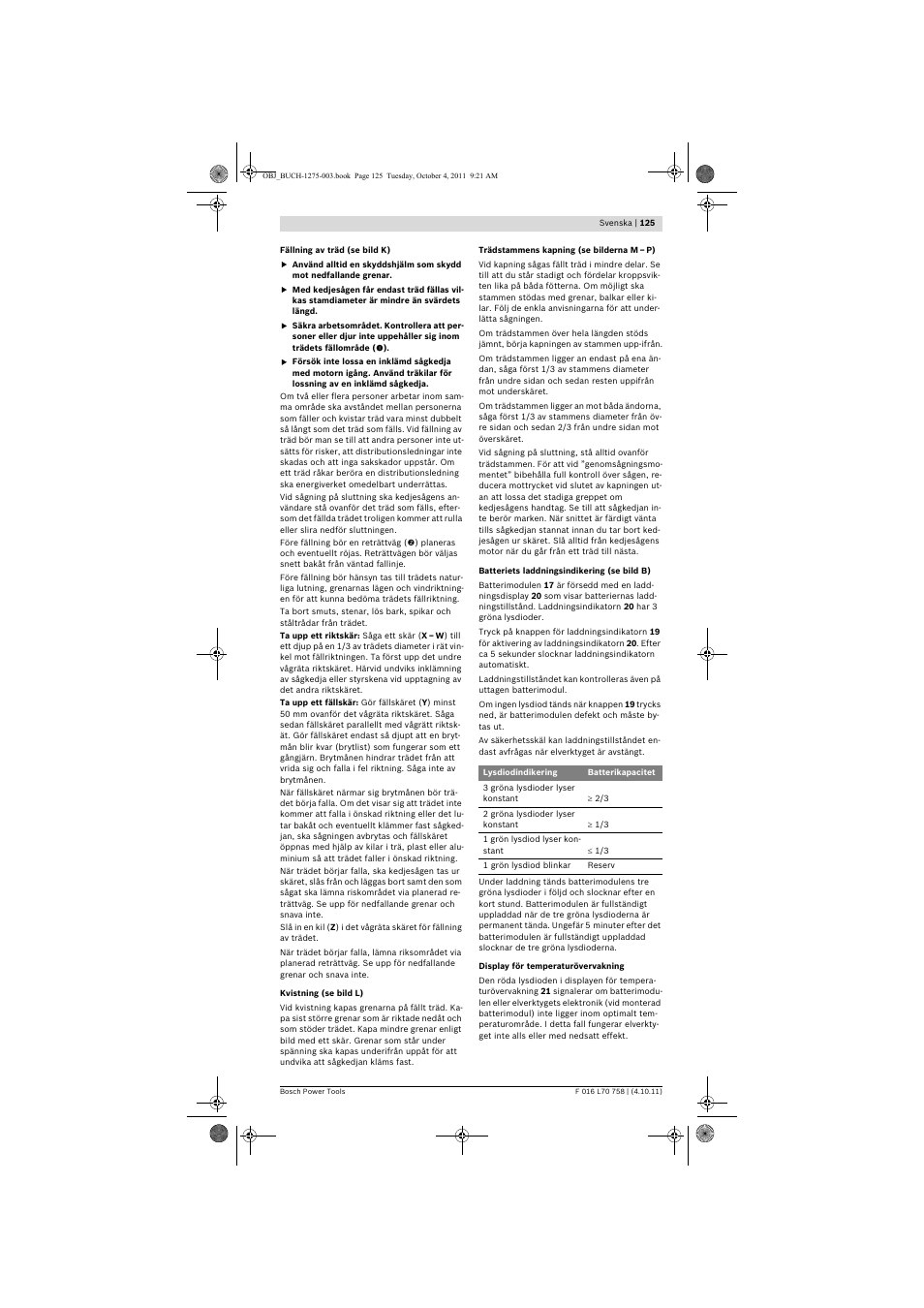 Bosch AKE 30 LI User Manual | Page 125 / 375