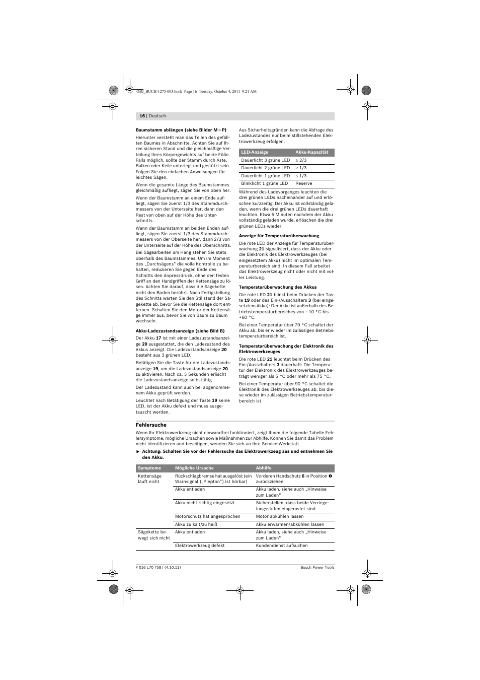 Bosch AKE 30 LI User Manual | Page 16 / 375