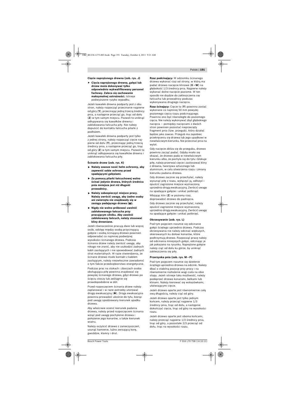 Bosch AKE 30 LI User Manual | Page 191 / 375