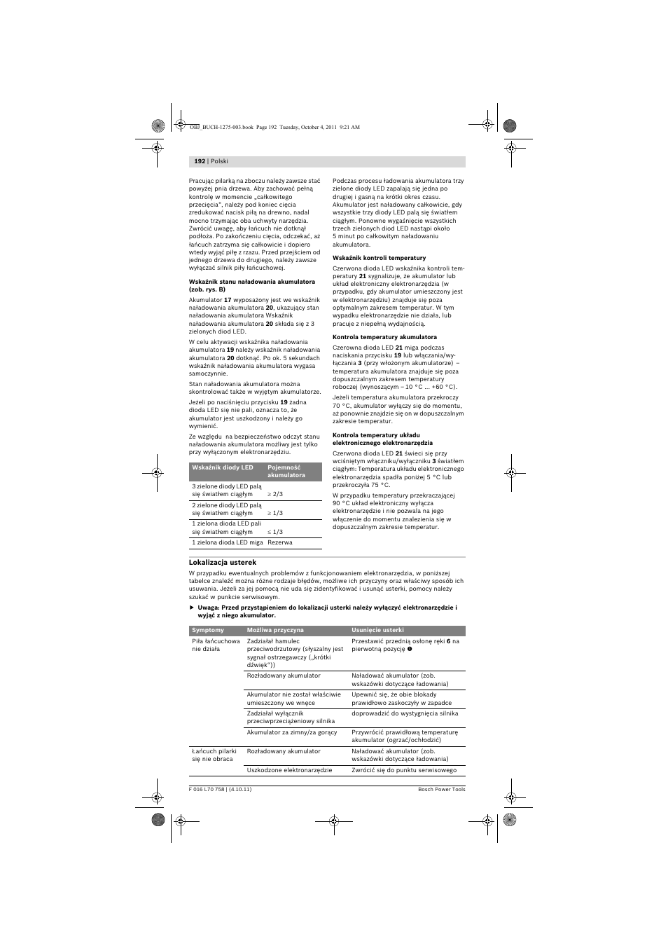 Bosch AKE 30 LI User Manual | Page 192 / 375