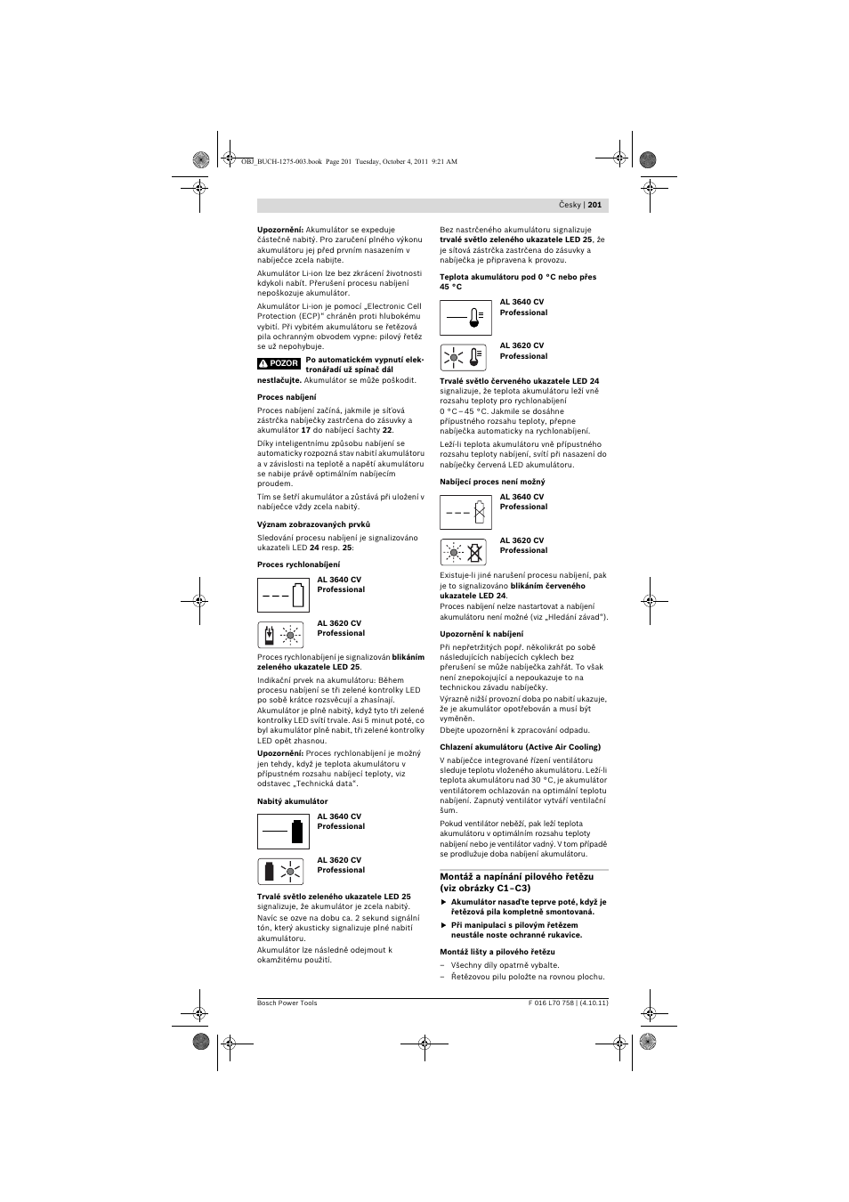 Bosch AKE 30 LI User Manual | Page 201 / 375