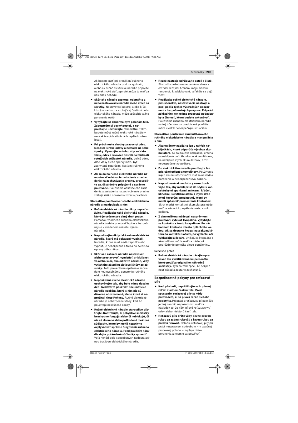 Bosch AKE 30 LI User Manual | Page 209 / 375