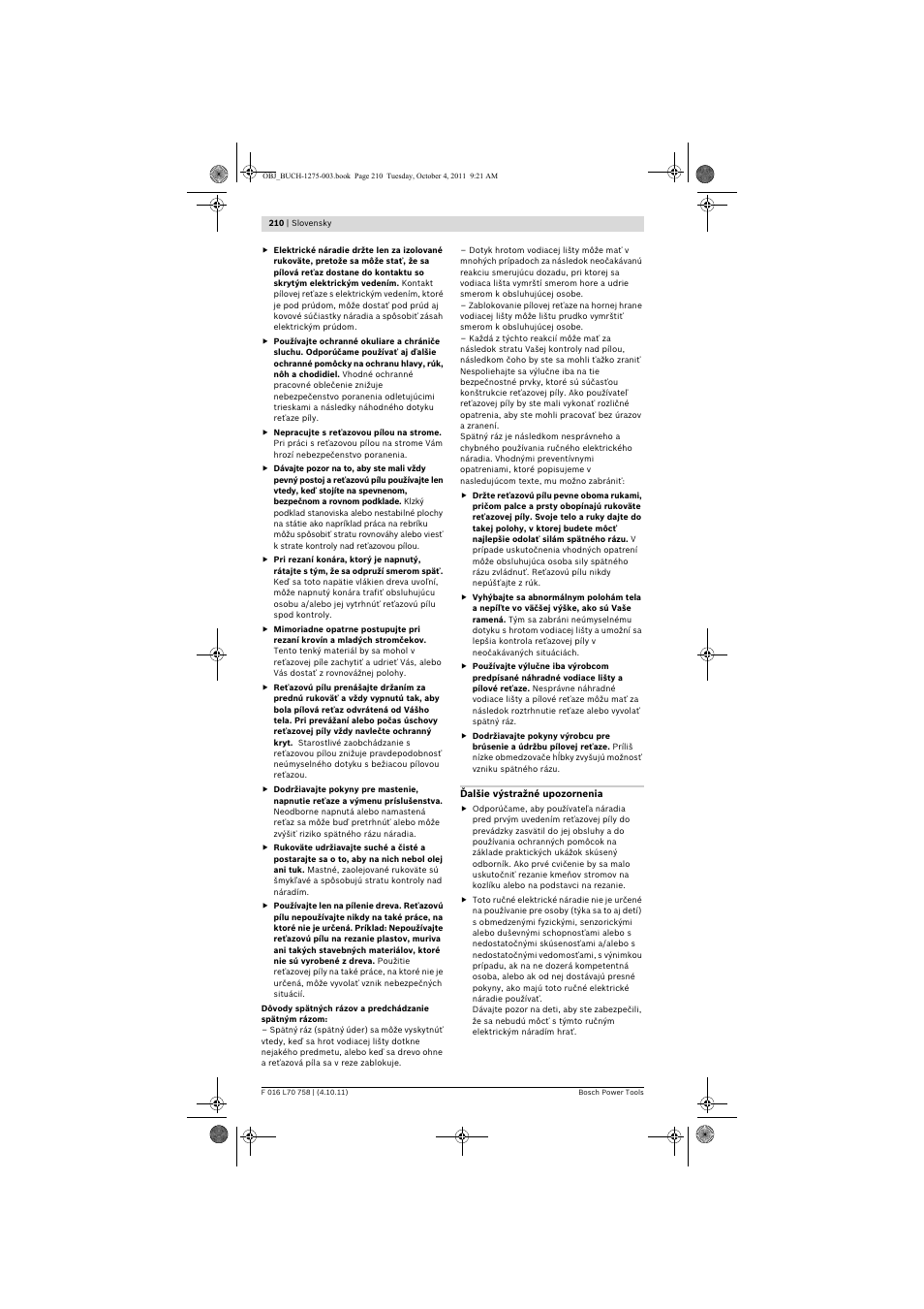 Bosch AKE 30 LI User Manual | Page 210 / 375