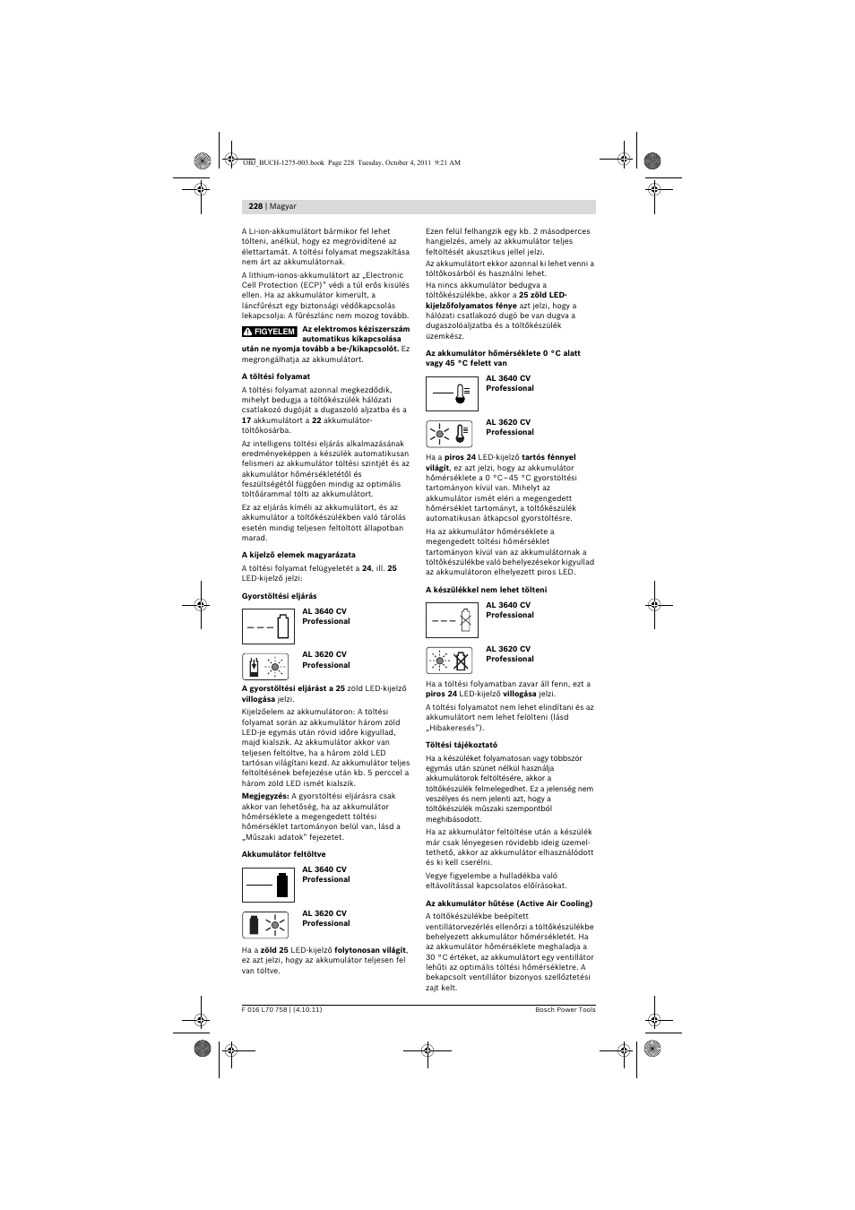 Bosch AKE 30 LI User Manual | Page 228 / 375