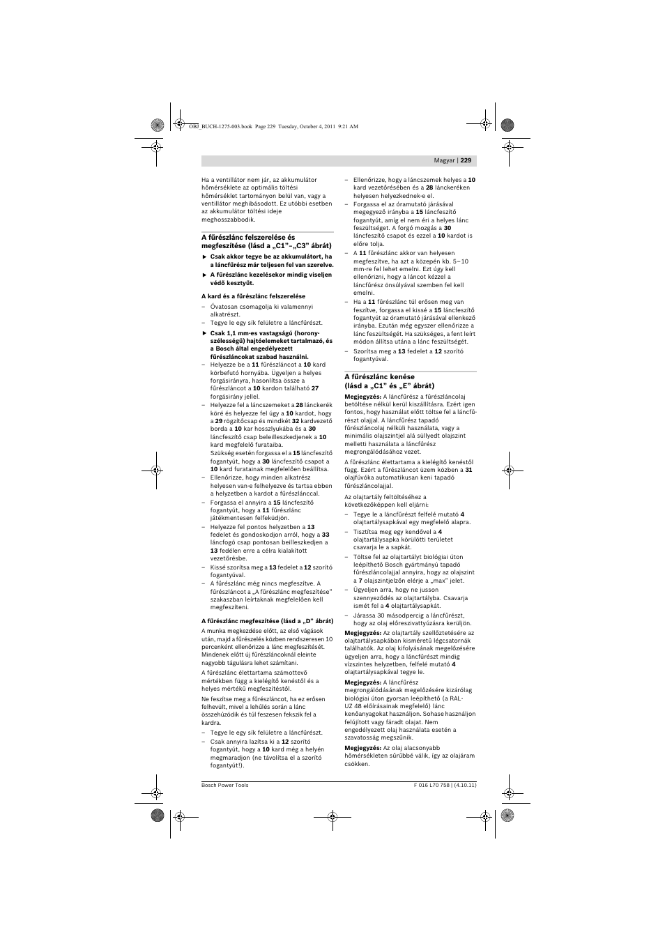 Bosch AKE 30 LI User Manual | Page 229 / 375