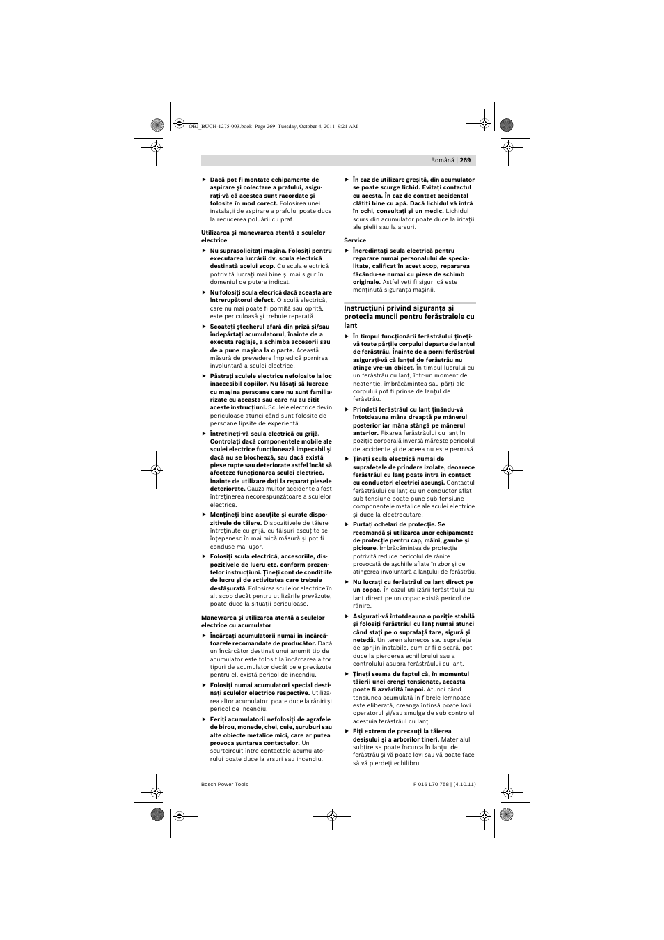 Bosch AKE 30 LI User Manual | Page 269 / 375