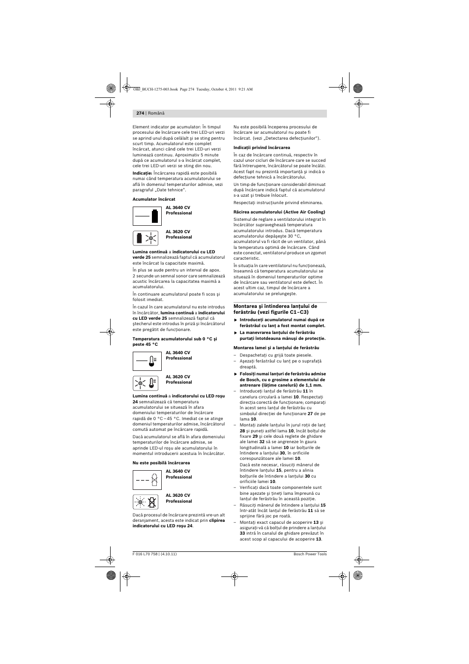 Bosch AKE 30 LI User Manual | Page 274 / 375