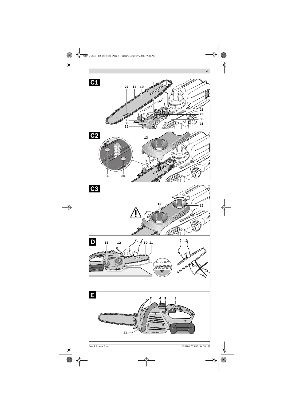 Ed c3 c2 c1 | Bosch AKE 30 LI User Manual | Page 3 / 375