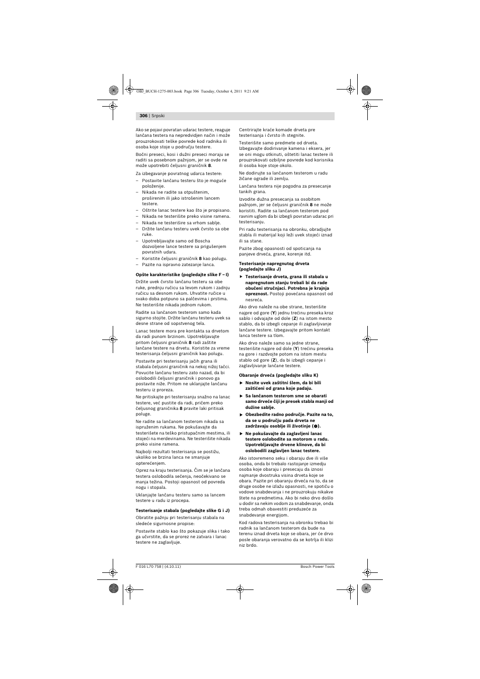 Bosch AKE 30 LI User Manual | Page 306 / 375