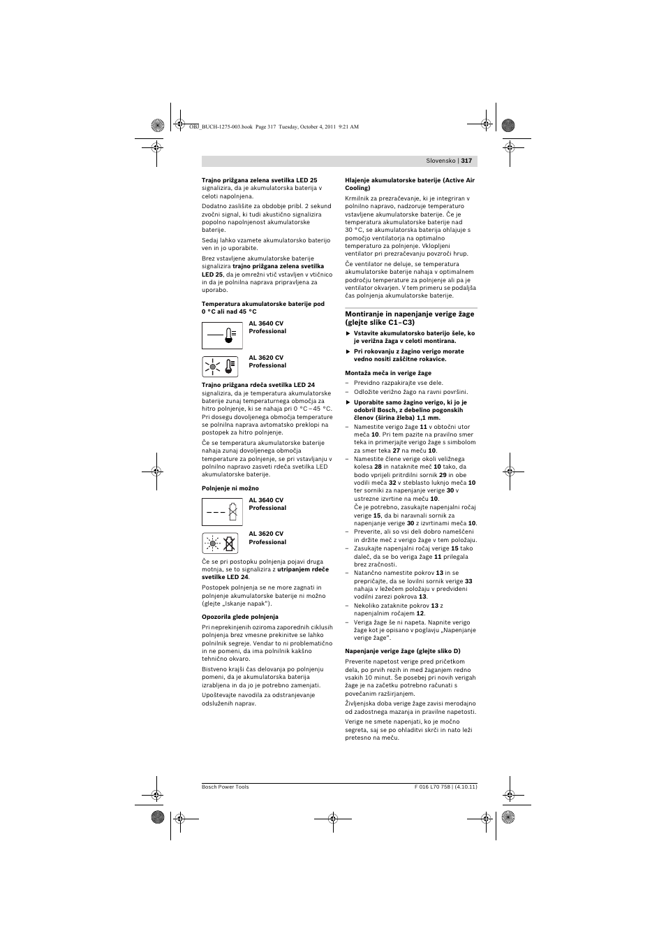 Bosch AKE 30 LI User Manual | Page 317 / 375