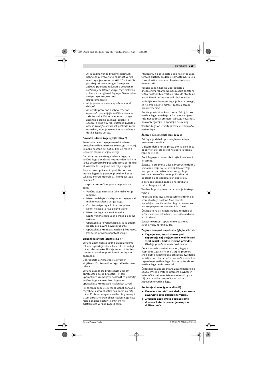 Bosch AKE 30 LI User Manual | Page 319 / 375