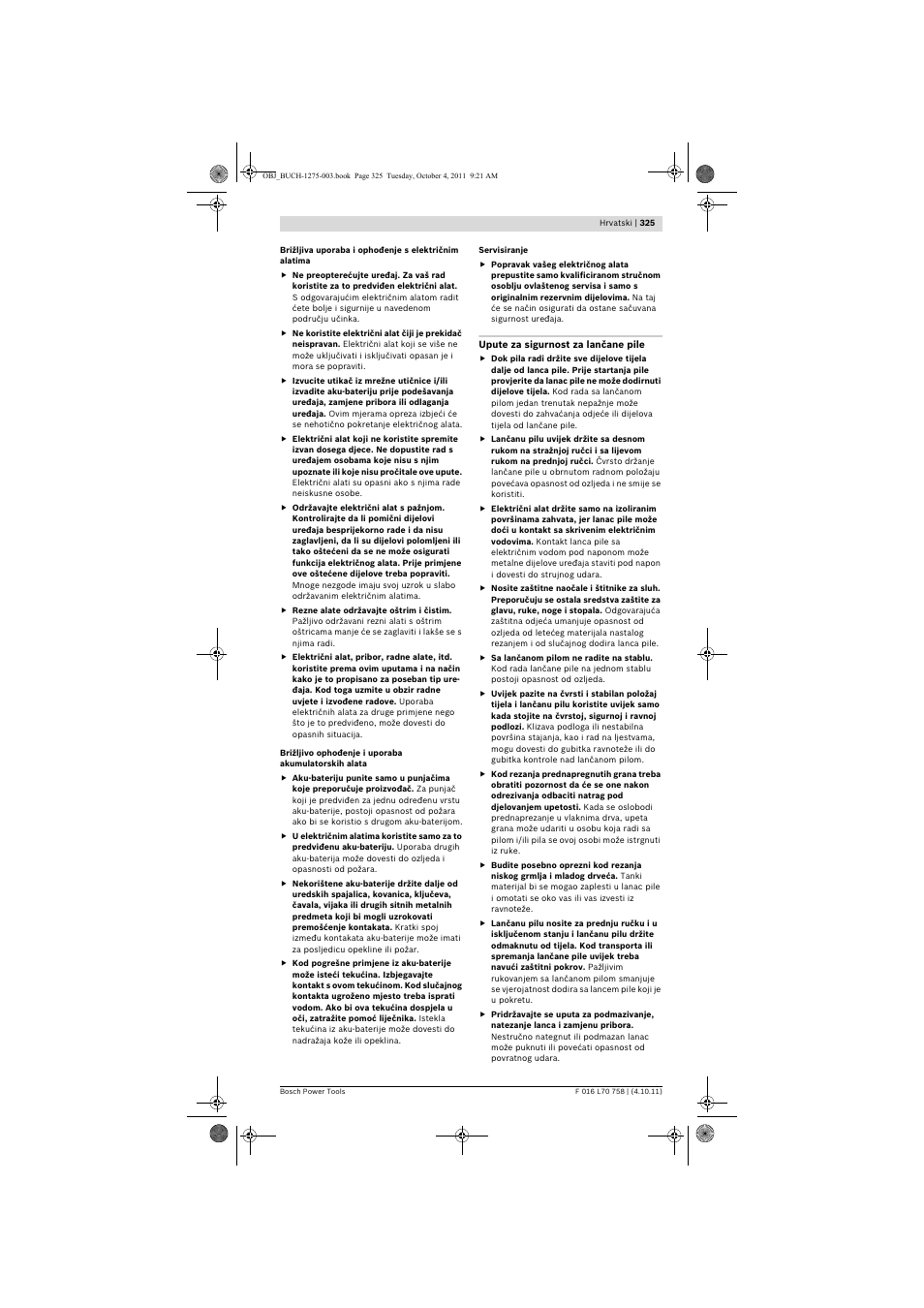 Bosch AKE 30 LI User Manual | Page 325 / 375