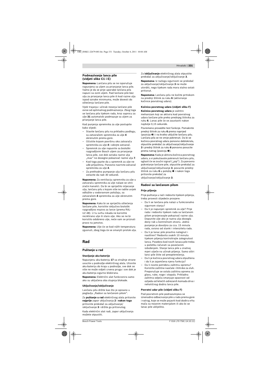 Bosch AKE 30 LI User Manual | Page 331 / 375