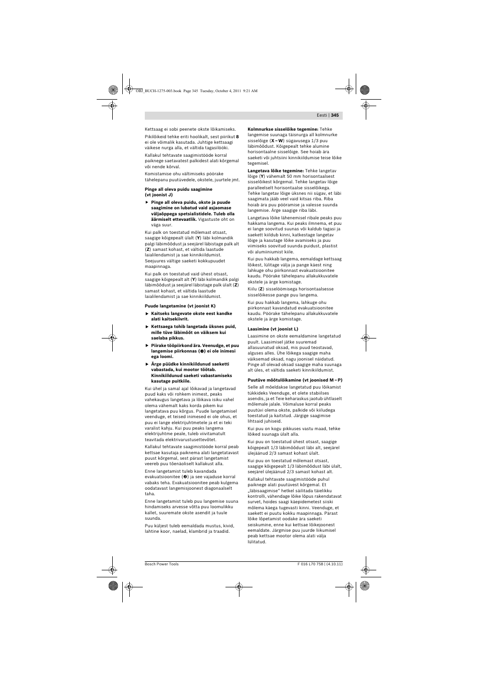 Bosch AKE 30 LI User Manual | Page 345 / 375