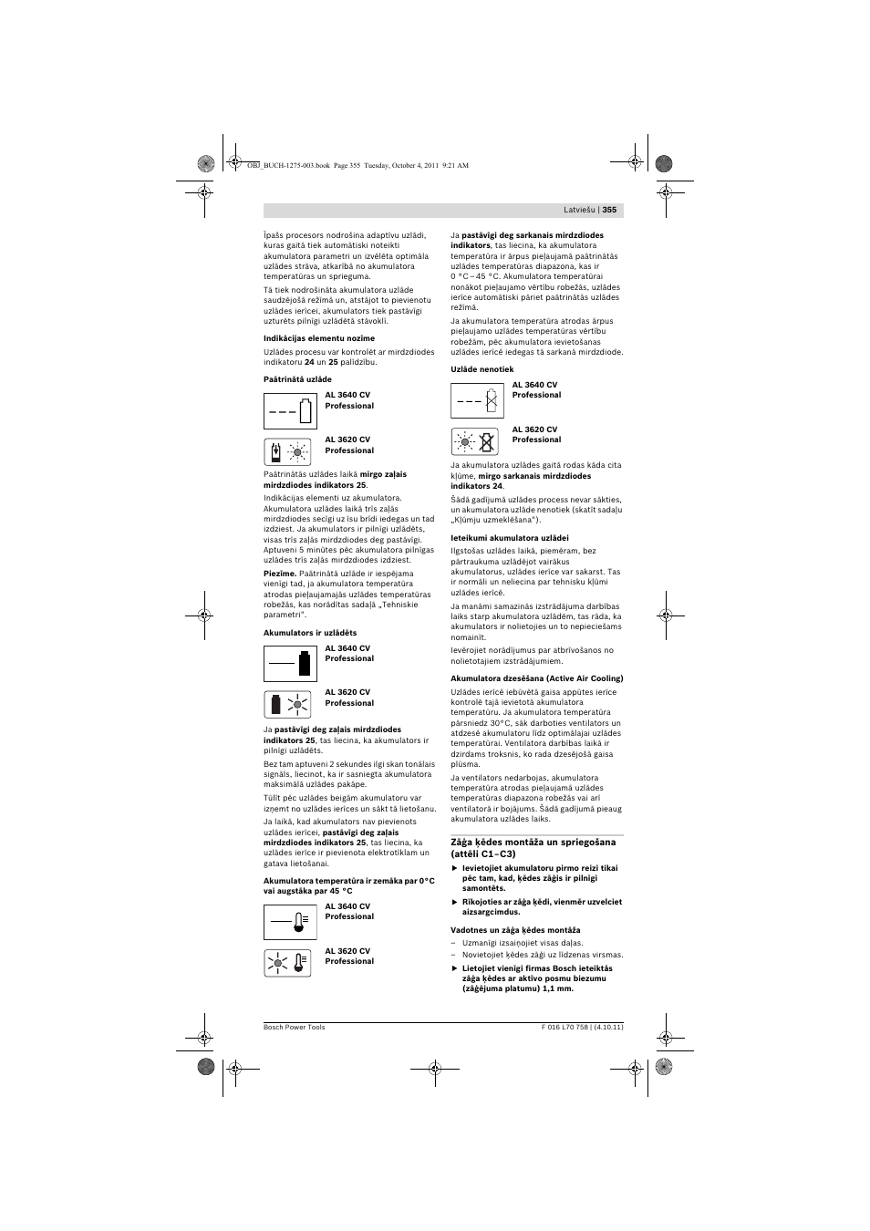 Bosch AKE 30 LI User Manual | Page 355 / 375