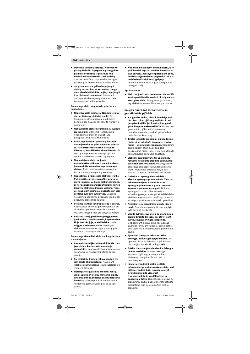 Bosch AKE 30 LI User Manual | Page 364 / 375