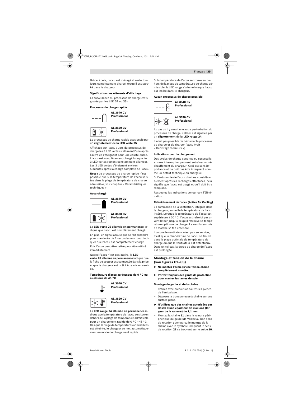 Bosch AKE 30 LI User Manual | Page 39 / 375