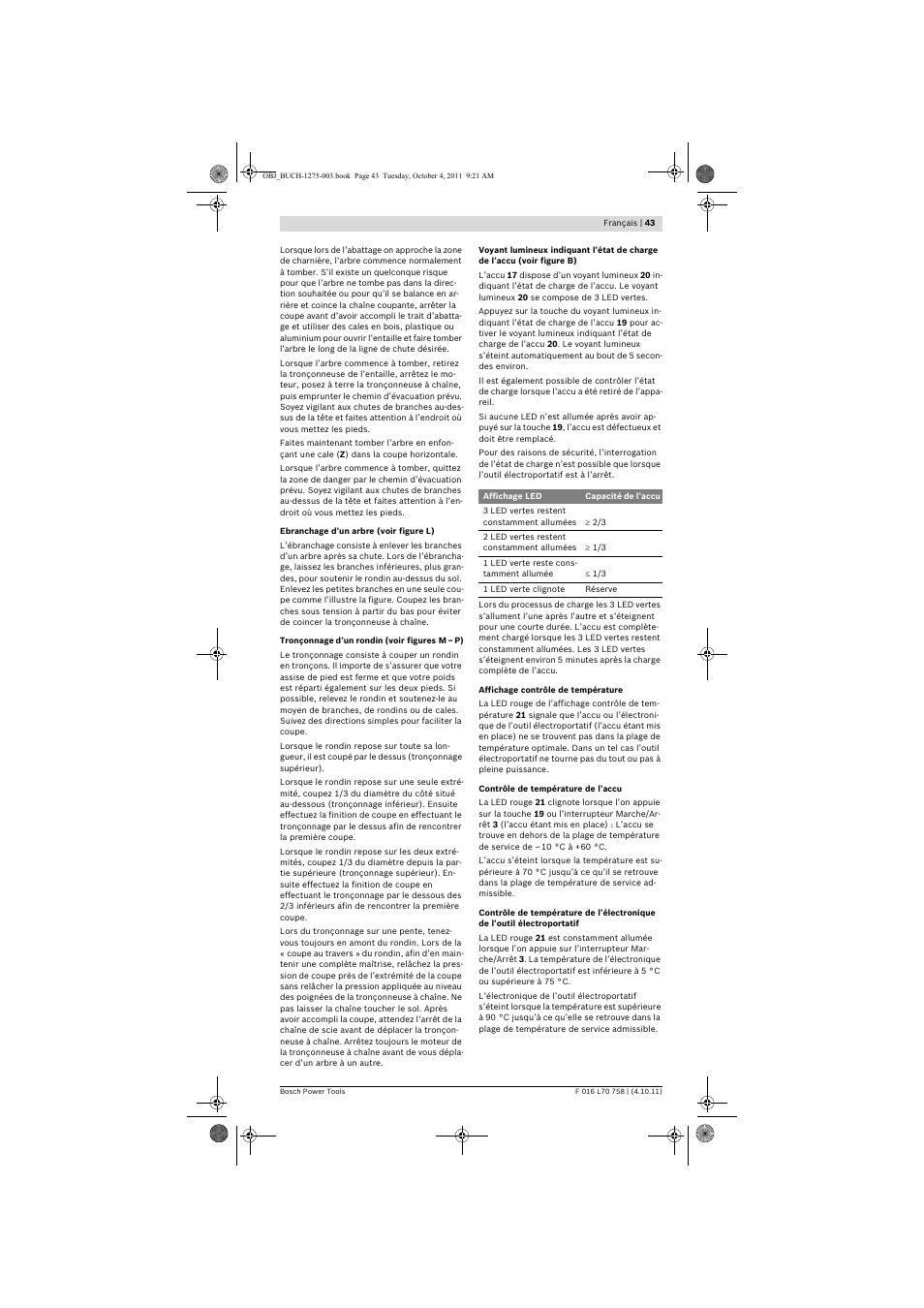 Bosch AKE 30 LI User Manual | Page 43 / 375