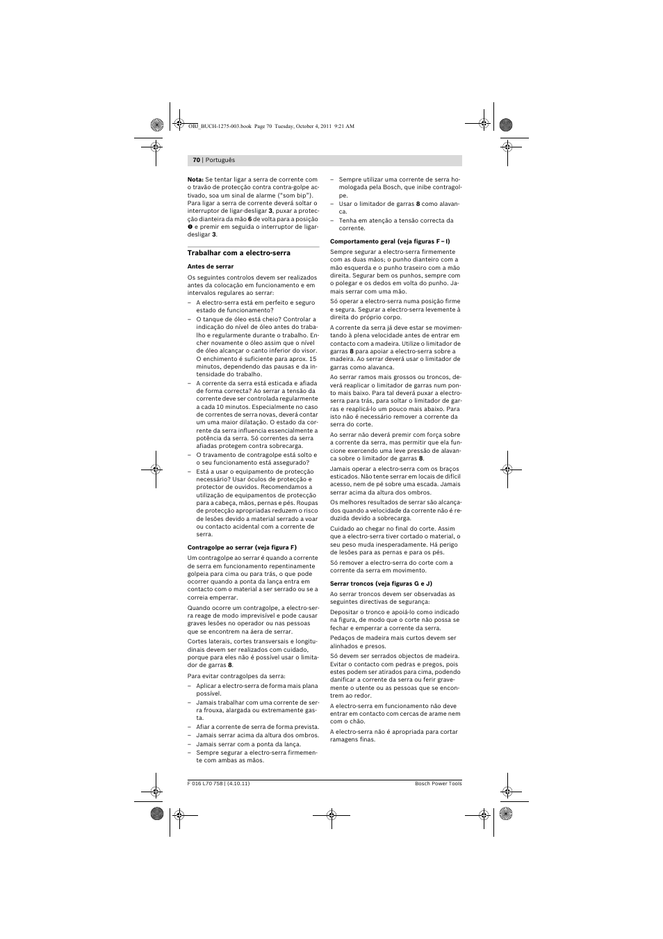 Bosch AKE 30 LI User Manual | Page 70 / 375