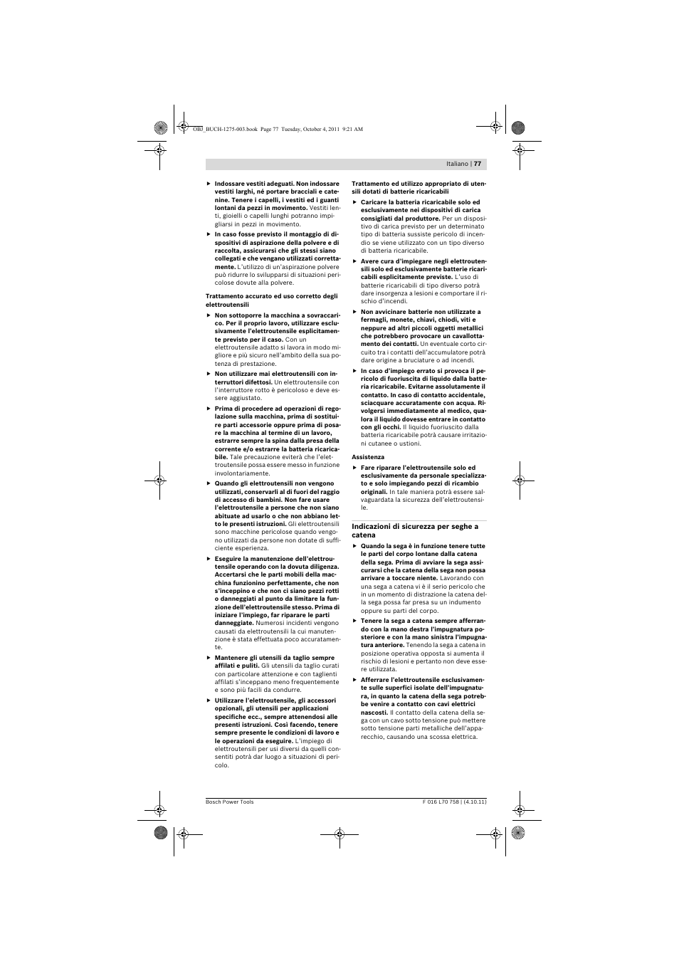 Bosch AKE 30 LI User Manual | Page 77 / 375