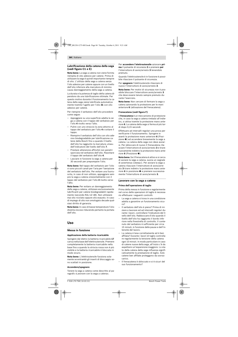 Bosch AKE 30 LI User Manual | Page 84 / 375