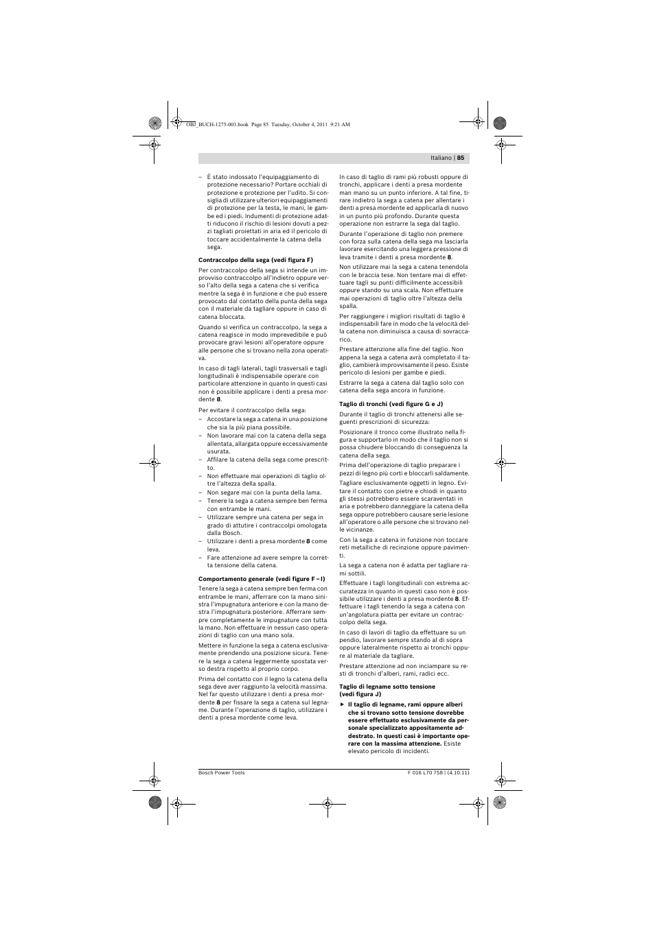 Bosch AKE 30 LI User Manual | Page 85 / 375