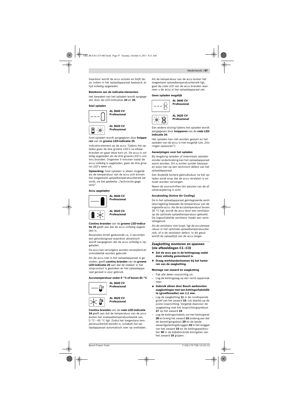 Bosch AKE 30 LI User Manual | Page 97 / 375