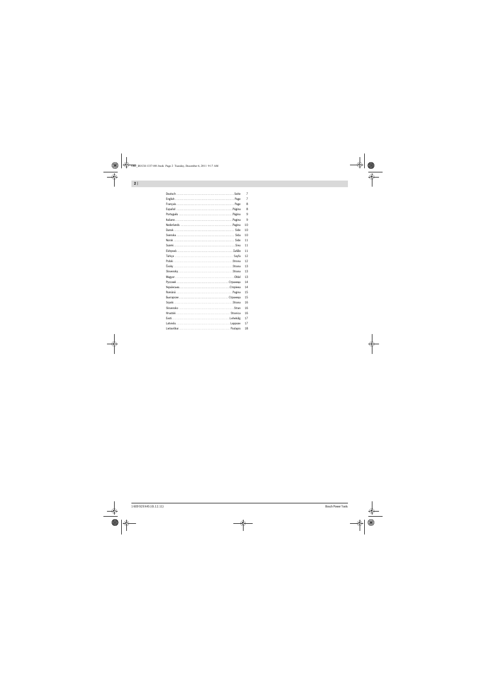 Bosch PWB 600 User Manual | Page 2 / 18