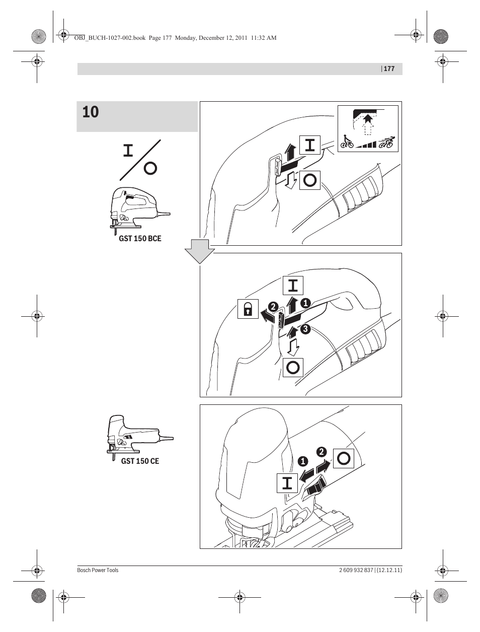 Bosch GST 150 BCE Professional User Manual | Page 177 / 184