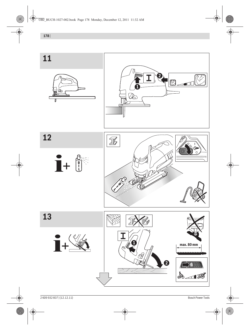 Bosch GST 150 BCE Professional User Manual | Page 178 / 184