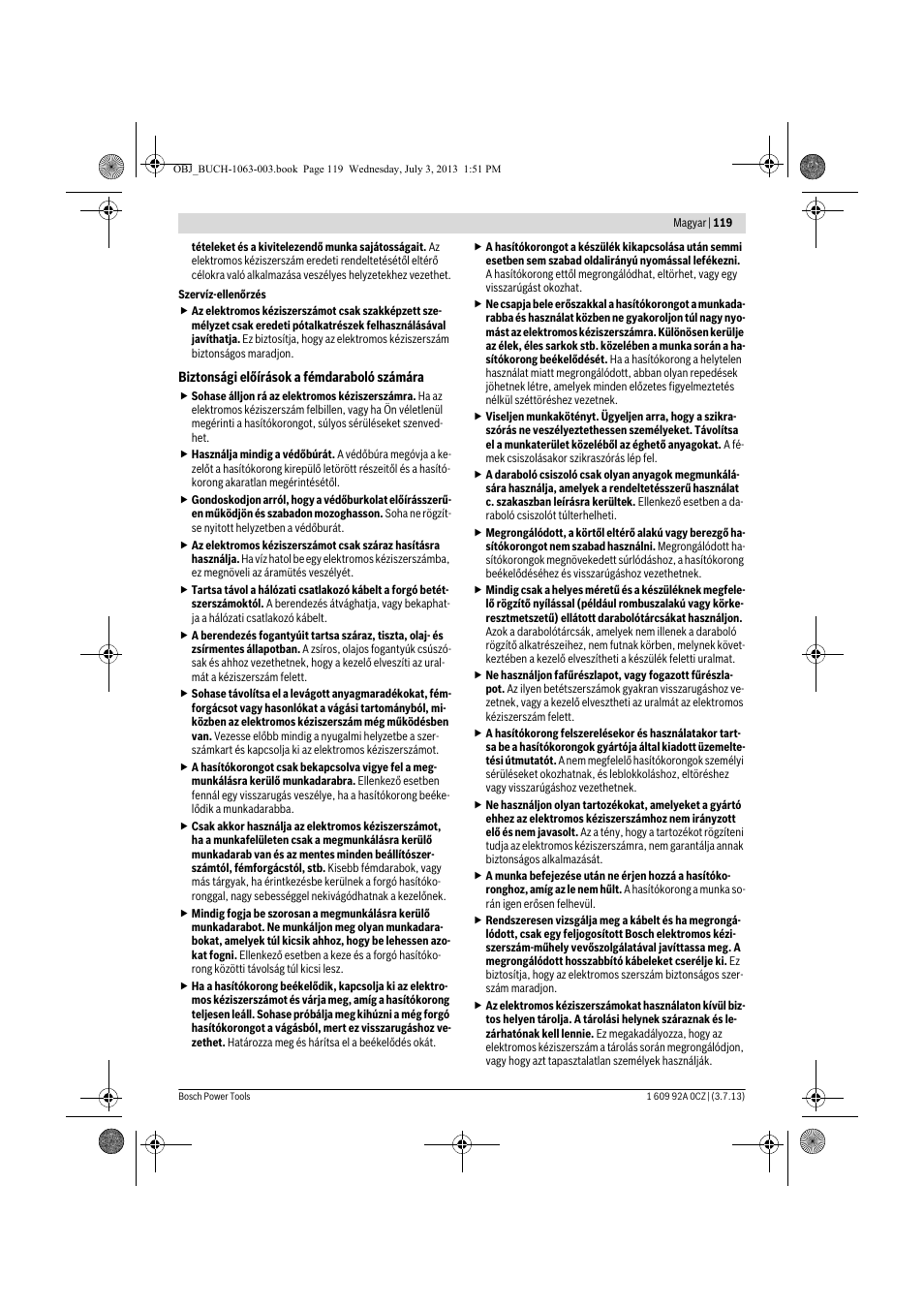 Bosch GCO 2000 Professional User Manual | Page 119 / 223