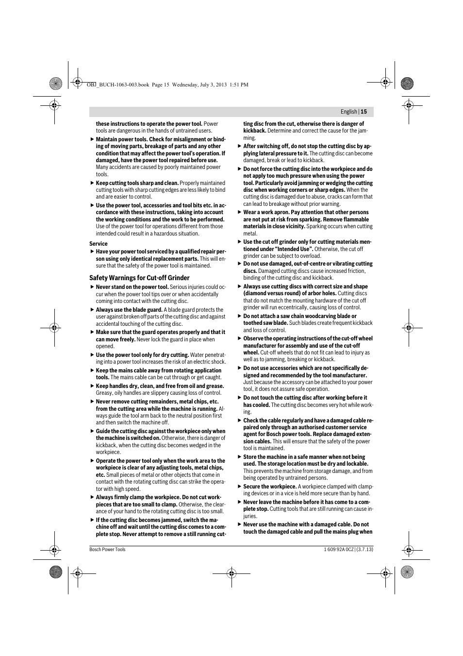 Bosch GCO 2000 Professional User Manual | Page 15 / 223
